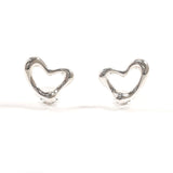 TIFFANY&Co. Earring Open heart Elsa Peretti Sterling Silver Silver Women Second hand