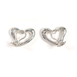 TIFFANY&Co. Earring Open heart Elsa Peretti Sterling Silver Silver Women Second hand