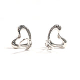 TIFFANY&Co. Earring Open heart Elsa Peretti Sterling Silver Silver Women Second hand