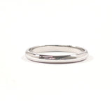 CARTIER Ring 1895 Wedding Ring Pt950Platinum #US 6 3/4 Silver XHM394 unisex Second hand