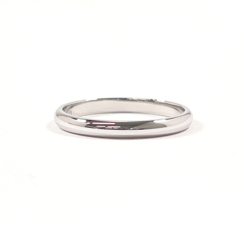 CARTIER Ring 1895 Wedding Ring Pt950Platinum #US 6 3/4 Silver XHM394 unisex Second hand