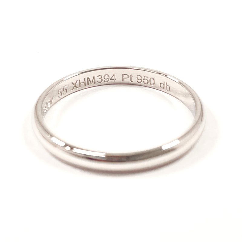 CARTIER Ring 1895 Wedding Ring Pt950Platinum #US 6 3/4 Silver XHM394 unisex Second hand