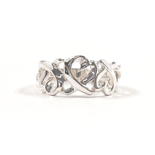 TIFFANY&Co. Ring Triple rubbing heart Paloma Picasso Silver925 #US 6 1/4 Silver Women Second hand