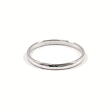 TIFFANY&Co. Ring Wedding band ring Forever Pt950Platinum #US 7 3/4 Silver mens Second hand