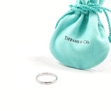 TIFFANY&Co. Ring Wedding band ring Forever Pt950Platinum #US 7 3/4 Silver mens Second hand