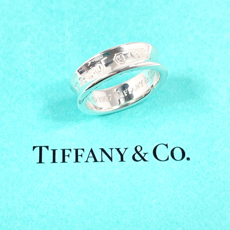 TIFFANY&Co. Ring 1837 Medium Silver925 #US 7 3/4 Silver mens Second hand