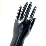 GUCCI Ring Interlocking G Wide ring Silver925 #US 8 1/2 Silver mens Second hand