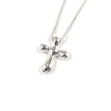 TIFFANY&Co. Necklace cross Elsa Peretti Silver925/diamond Silver Women Second hand