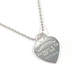 TIFFANY&Co. Necklace Heart tag Return to Silver925 Silver Women Second hand