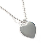 TIFFANY&Co. Necklace Heart tag Return to Silver925 Silver Women Second hand
