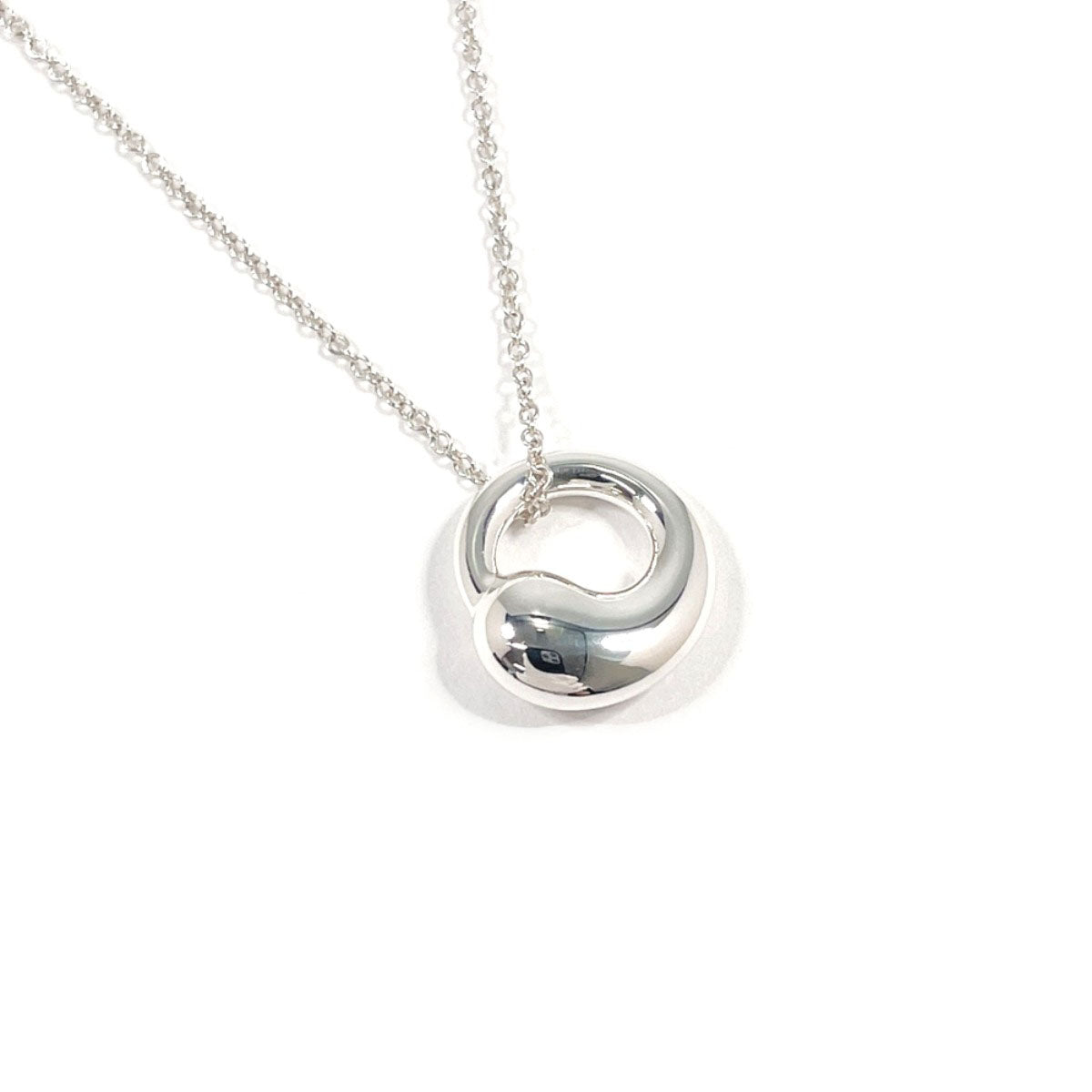 TIFFANY&Co. Necklace Eternal circle Elsa Peretti Silver925 Silver 