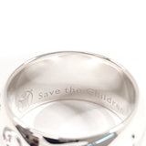BVLGARI Ring Save the Children Charity Silver925 #US 7 Silver unisex Second hand