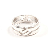 GUCCI Ring Knot infinity Silver925 #US 7 Silver mens Second hand