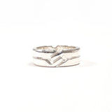 GUCCI Ring Knot infinity Silver925 #US 6 3/4 Silver unisex Second hand