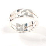 GUCCI Ring Knot infinity Silver925 #US 6 3/4 Silver unisex Second hand