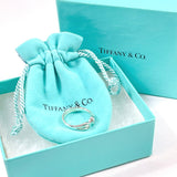 TIFFANY&Co. Ring Double Open Teardrop Elsa Peretti Silver925 #US 5 3/4 Silver Women Second hand
