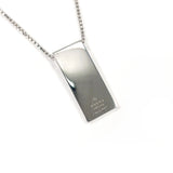 GUCCI Necklace plate Silver925 Silver unisex Second hand