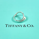 TIFFANY&Co. Ring Curved Wave Heart Elsa Peretti Silver925 #US 4 1/4 Silver Women Second hand