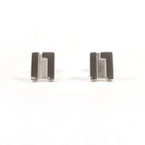 GUCCI earring G logo Sterling Silver 925 Silver unisex