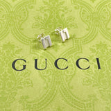 GUCCI earring G logo Sterling Silver 925 Silver unisex