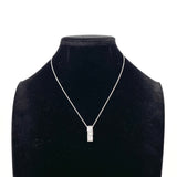 TIFFANY & CO. Necklace Heart Bar Paloma Picasso Sterling Silver 925/diamond Women