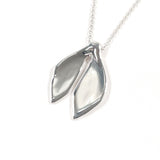 TIFFANY & CO. Necklace Whale Tail Elsa Peretti Sterling Silver Women vintage