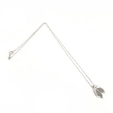TIFFANY & CO. Necklace Whale Tail Elsa Peretti Sterling Silver Women vintage