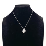 TIFFANY & CO. Necklace Whale Tail Elsa Peretti Sterling Silver Women vintage