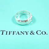 TIFFANY & CO. Ring Curved heart Elsa Peretti Sterling Silver US Size 5 Women