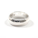 TIFFANY & CO. Ring Curved heart Elsa Peretti Sterling Silver US Size 5 Women