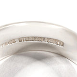 TIFFANY & CO. Ring Curved heart Elsa Peretti Sterling Silver US Size 5 Women
