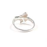 TIFFANY & CO. Ring ribbon Sterling Silver 925 US Size 5.5 vintage Women