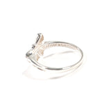 TIFFANY & CO. Ring ribbon Sterling Silver 925 US Size 5.5 vintage Women