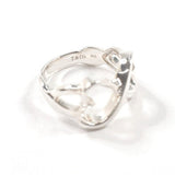 TIFFANY & CO. Ring Double Loving Heart Paloma Picasso Sterling Silver 925 US Size 6
