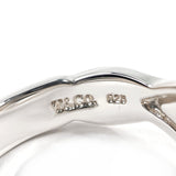 TIFFANY & CO. Ring Double Loving Heart Paloma Picasso Sterling Silver 925 US Size 5 Women