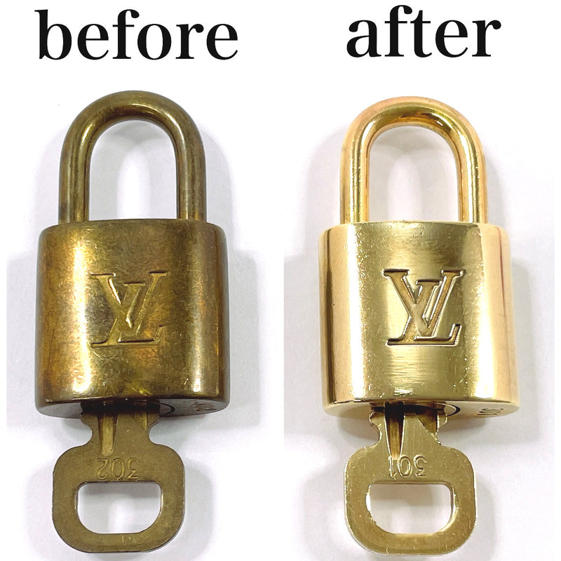 LOUIS VUITTON Cadena brass gold unisex Second hand