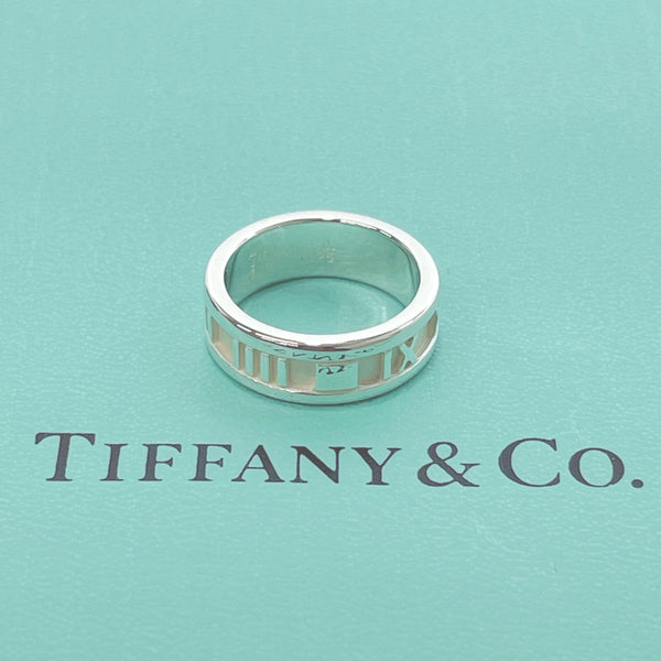 TIFFANY&Co. Ring Atlas Silver925 #8(JP Size) Silver Women Used