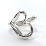 TIFFANY&Co. Ring Open heart Elsa Peretti Sterling Silver #12(JP Size) Silver Women Used