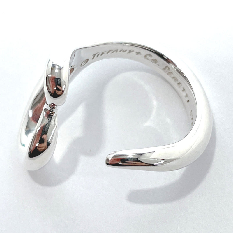 TIFFANY&Co. Ring Open heart Elsa Peretti Sterling Silver #12(JP Size) Silver Women Used