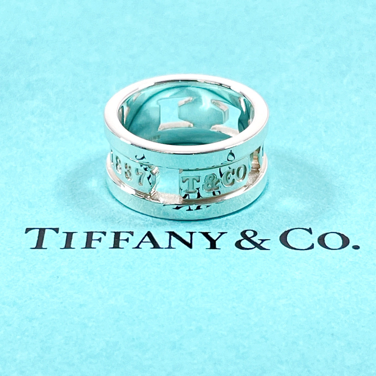 TIFFANY&Co. Ring 1837 element Silver925 #US 5 1/4 Silver Women 