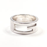 GUCCI Ring Branded Cutout G Silver925 #US 6 Silver Women Second hand