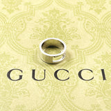 GUCCI Ring Branded Cutout G Silver925 #12(JP Size) Silver Women Used