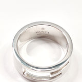 GUCCI Ring Branded Cutout G Silver925 #US 6 Silver Women Second hand