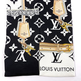 LOUIS VUITTON scarf M78656 Bando Monogram Confidential silk Black Black Women New