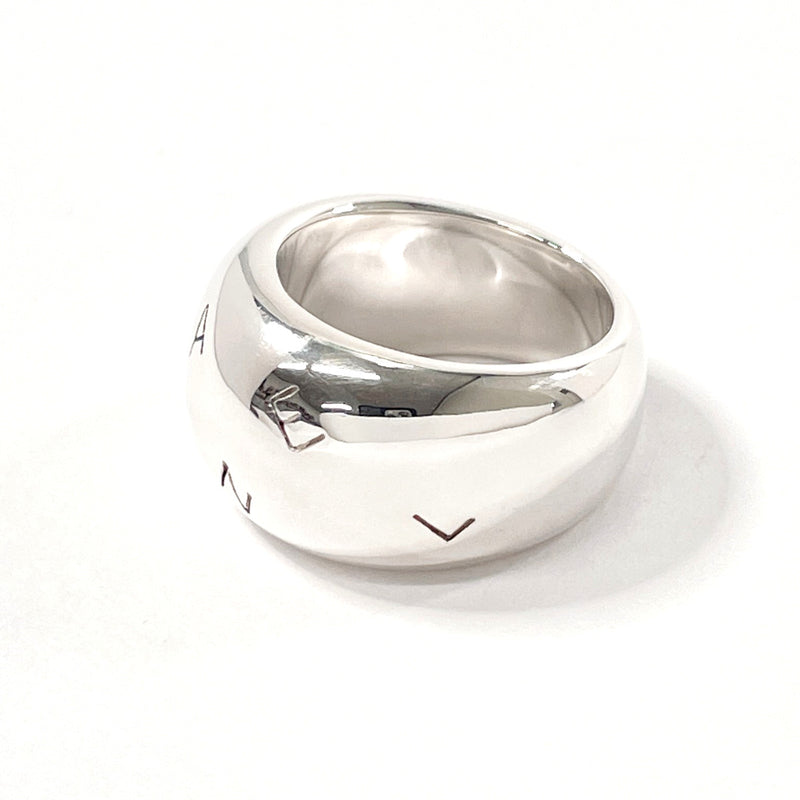 CHANEL Ring logo Silver925 #11(JP Size) Silver Women Used