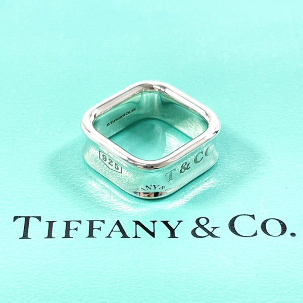 TIFFANY&Co. Ring 1837 Square Silver925 #9(JP Size) Silver Women Used