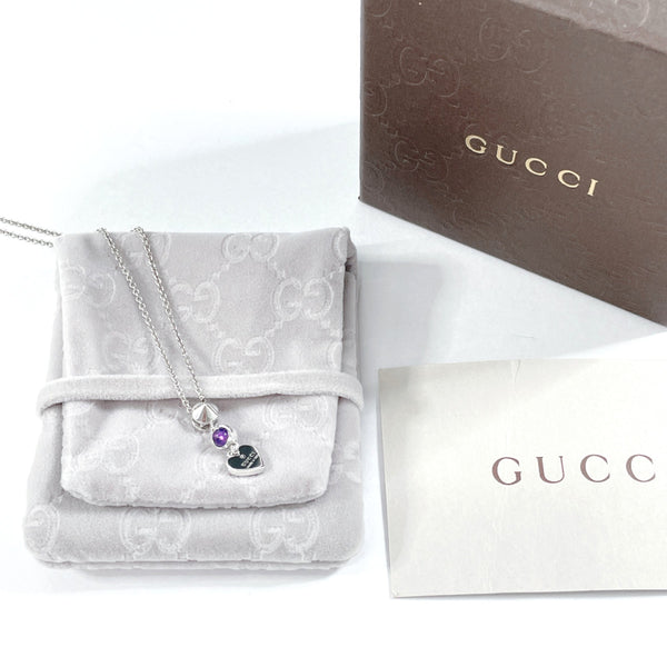 GUCCI Necklace 805338676 Silver925/amethyst Silver Women Used