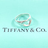 TIFFANY&Co. Ring Open heart Elsa Peretti Sterling Silver #9(JP Size) Silver Women Used