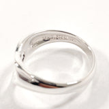 TIFFANY&Co. Ring Open heart Elsa Peretti Sterling Silver #9(JP Size) Silver Women Used