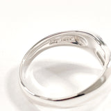 TIFFANY&Co. Ring Open heart Elsa Peretti Sterling Silver #9(JP Size) Silver Women Used